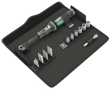 WERA Set sa momentnim ključem s preklopnom račnom 1/4", 25Nm, 